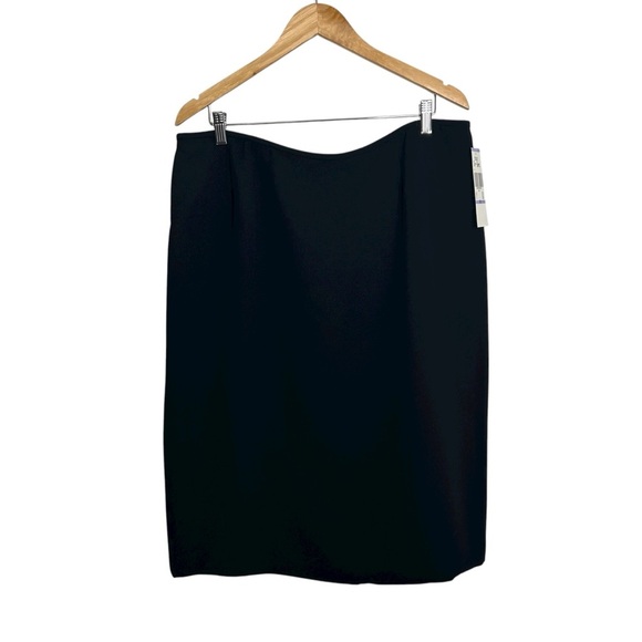 Kasper 3 Piece Long Black Skirt Gold Embroidered Dress Suit Ensemble Vintage 18 - Picture 10 of 14